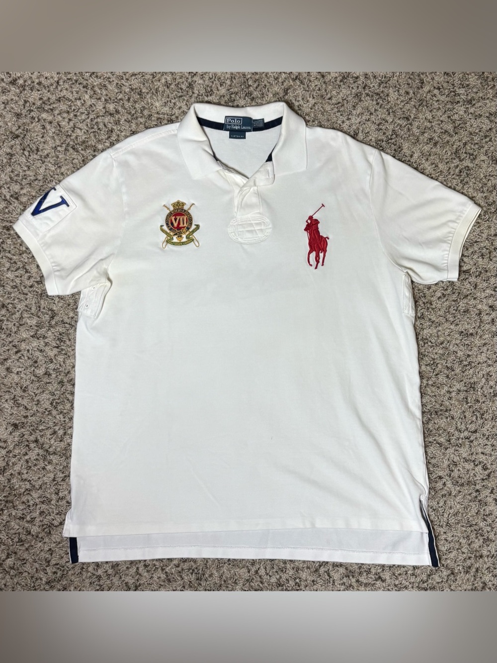 Vintage Polo Ralph Lauren Men’s S/S Big Pony Shirt Polo XXL